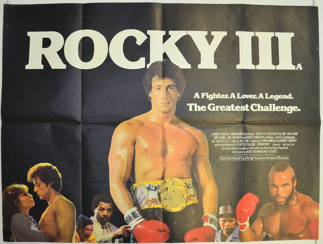 Poster original Rocky III