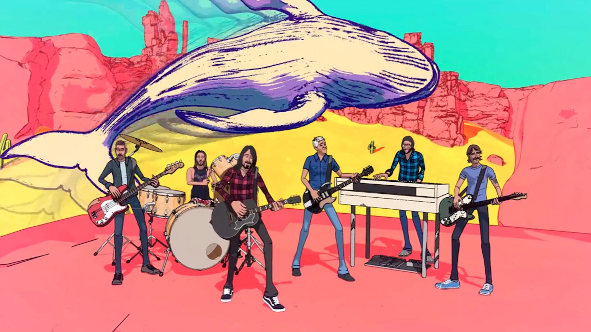 Foo Fighters comparte video animado para  'Chasing Birds'