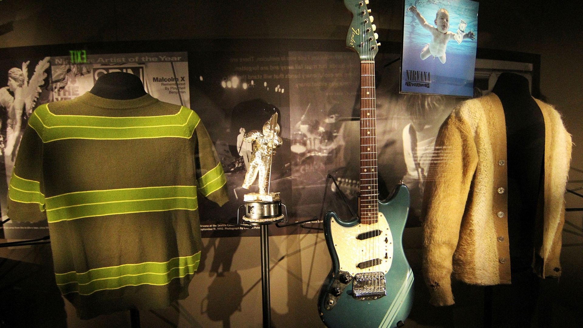 La Fender Mustang, la emblemática guitarra de Kurt Cobain de "Smells Like Teen Spirit", será subastada