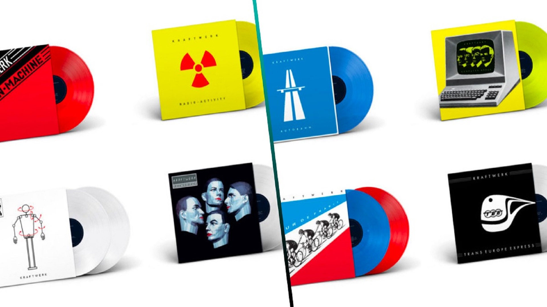 Kraftwerk lanzará su material sonoro en vinilos de colores