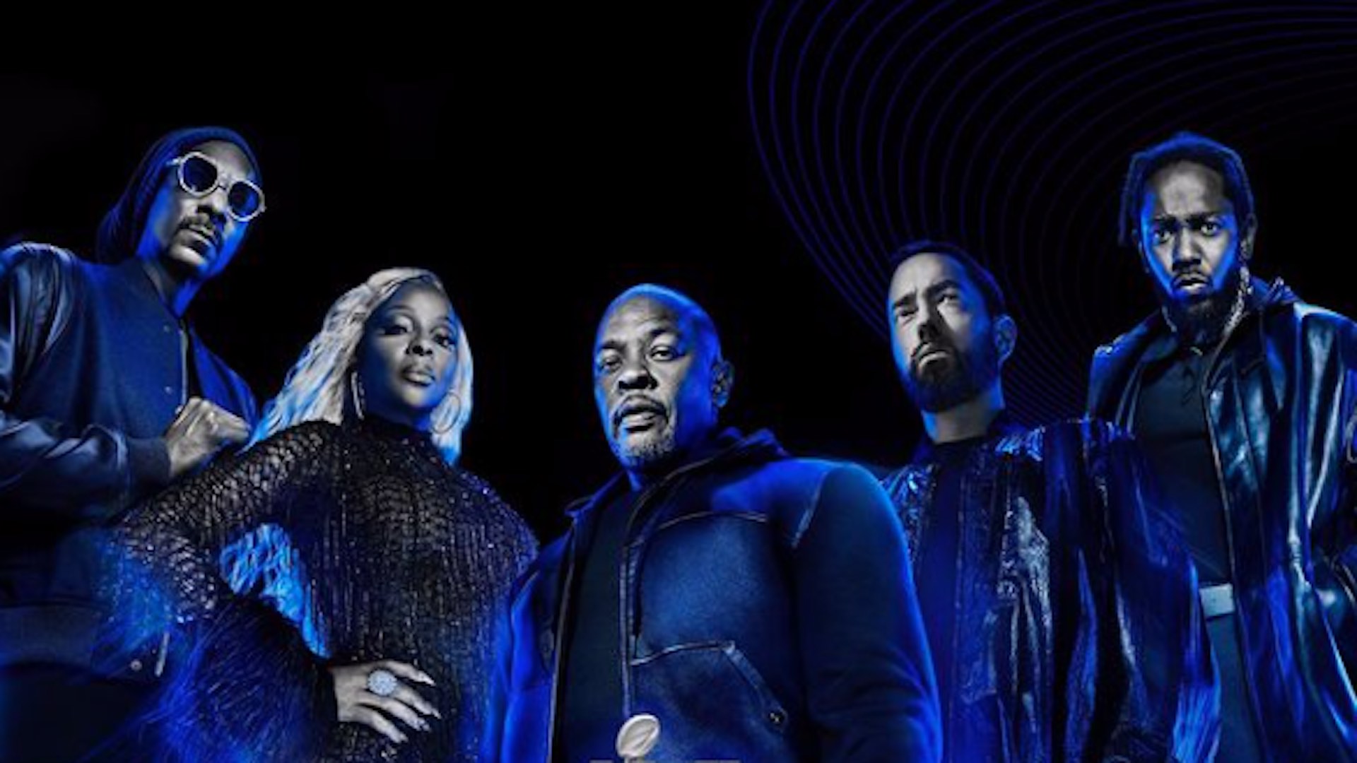 Dr. Dre, Eminem, Snoop Dogg, Mary J. Blige y Kendrick Lamar, encabezarán el espectáculo de medio tiempo del Super Bowl 2022