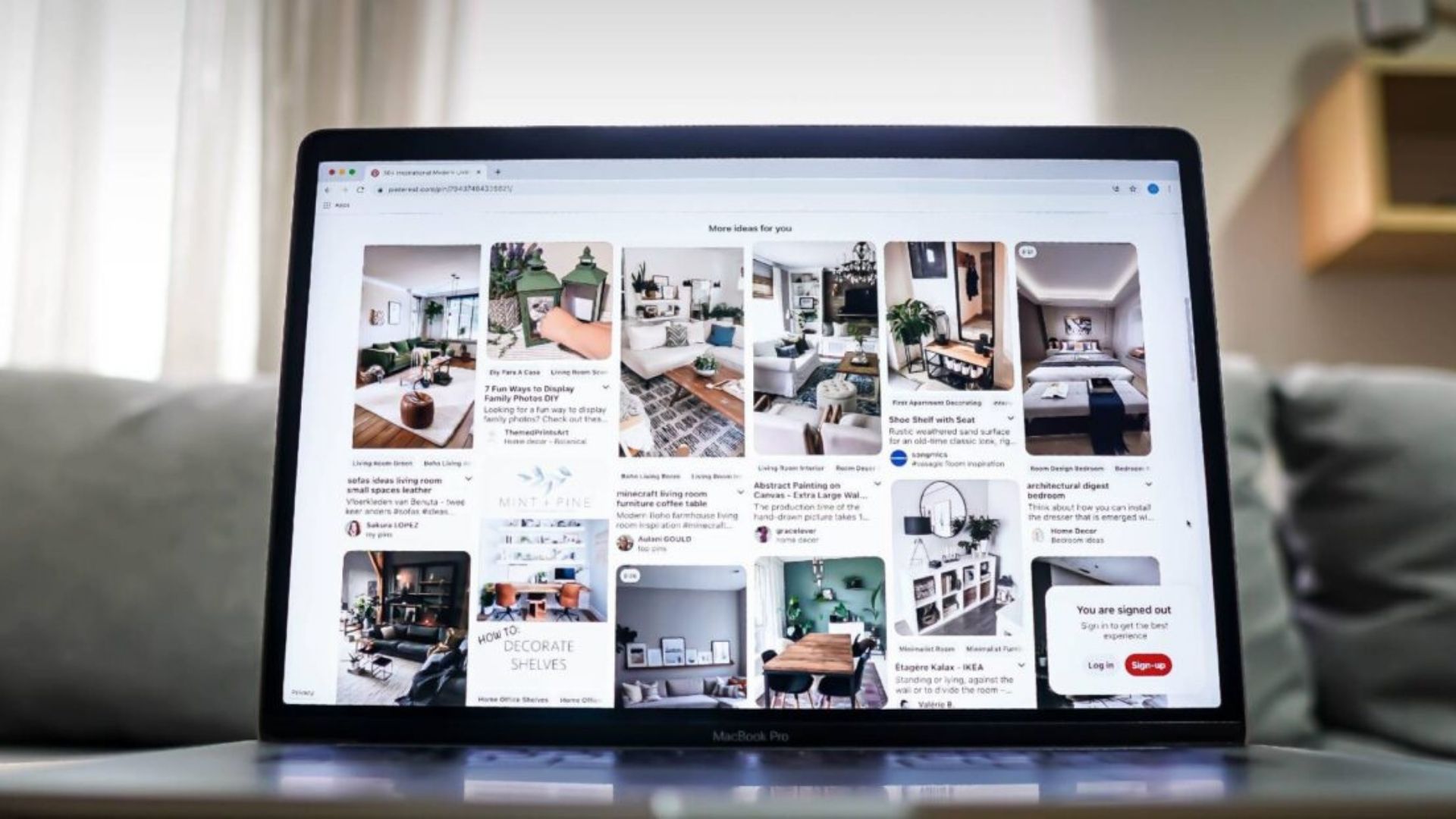 Pinterest activa una función de realidad aumentada para decoración del hogar