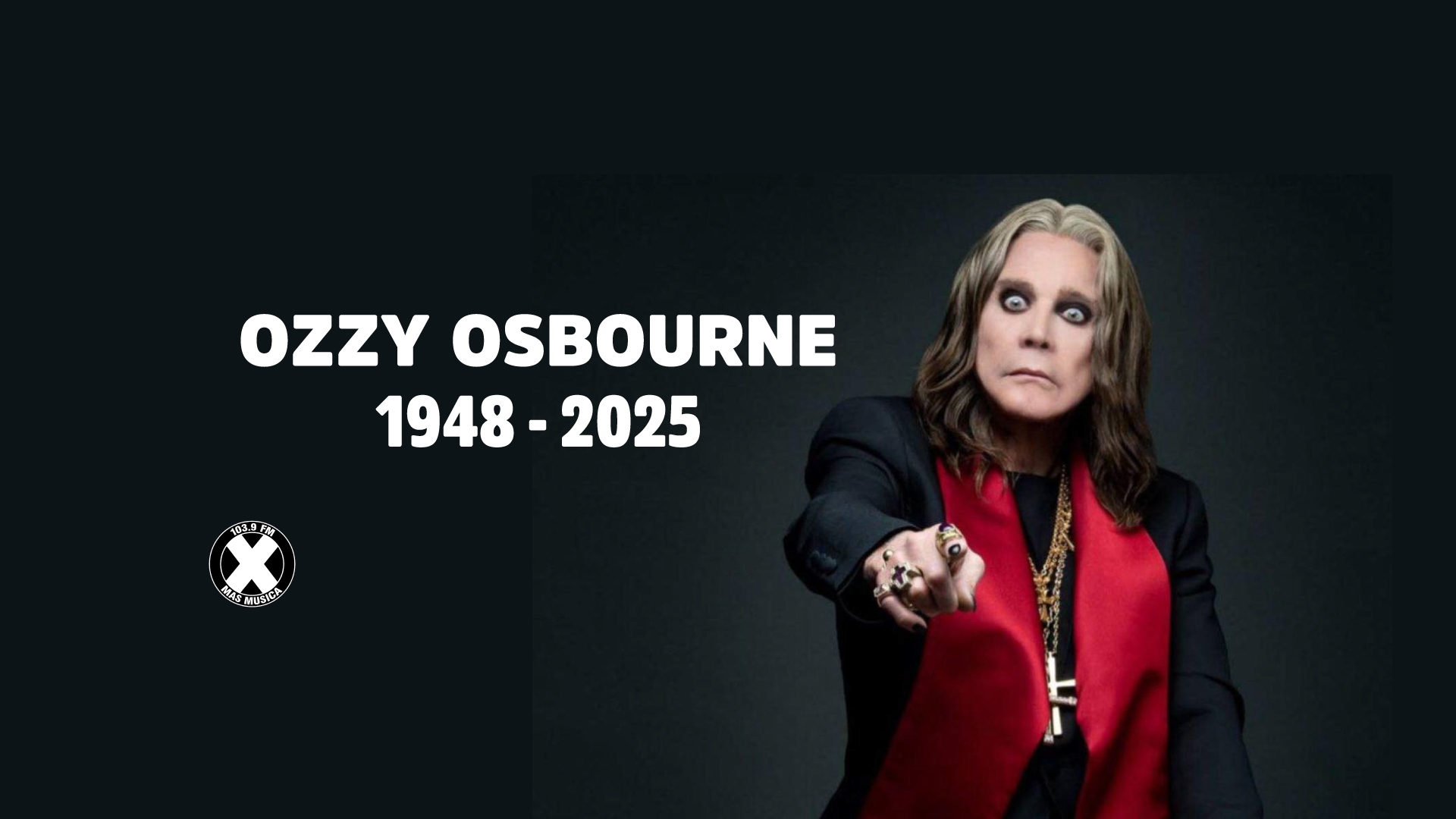 Muere Ozzy Osbourne, ícono de Black Sabbath y leyenda del heavy metal