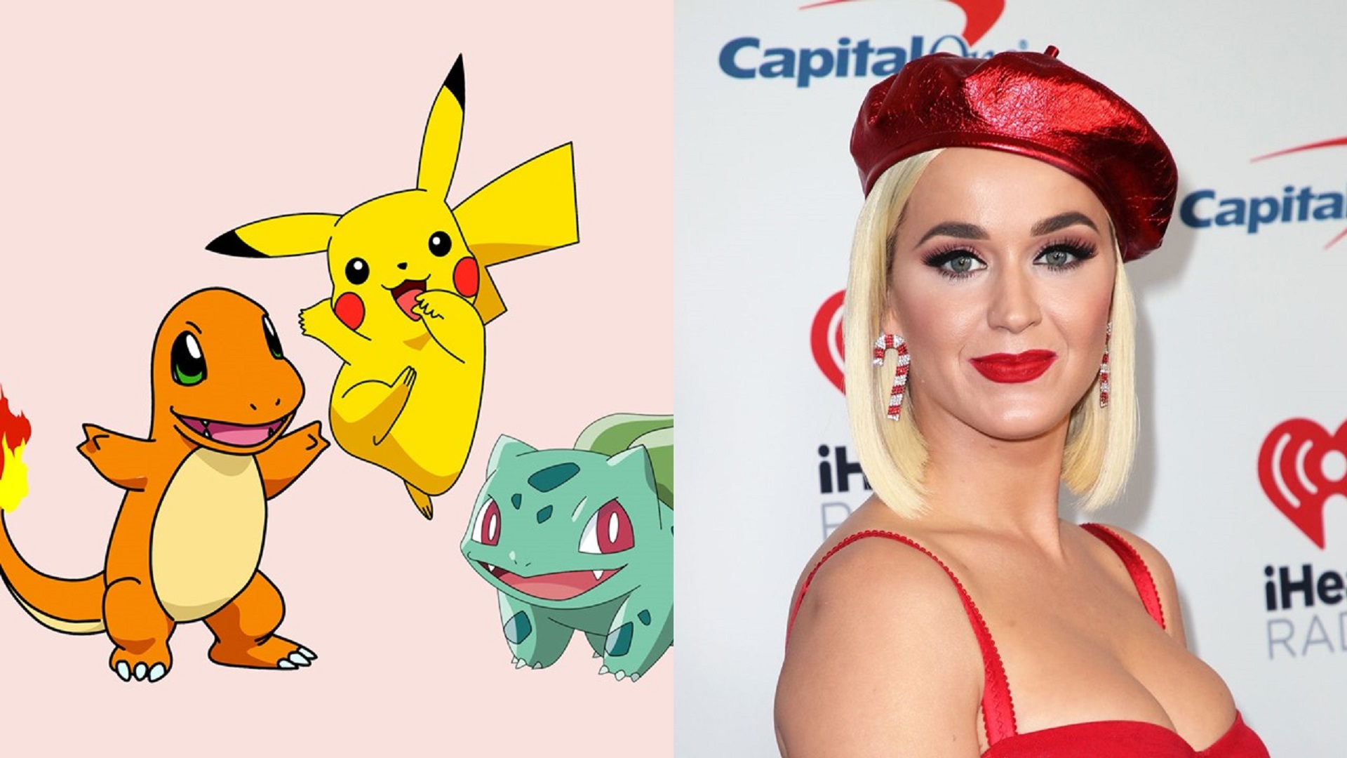 Katy Perry se une a Pokemon para celebrar los 25 años de la franquicia.
