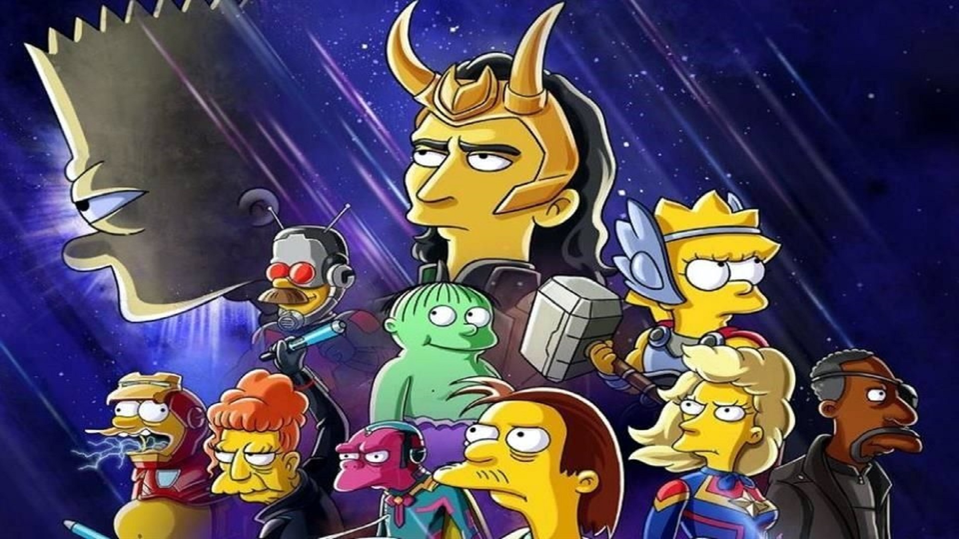 Loki y Bart Simpson estarán juntos en un nuevo corto de Disney+