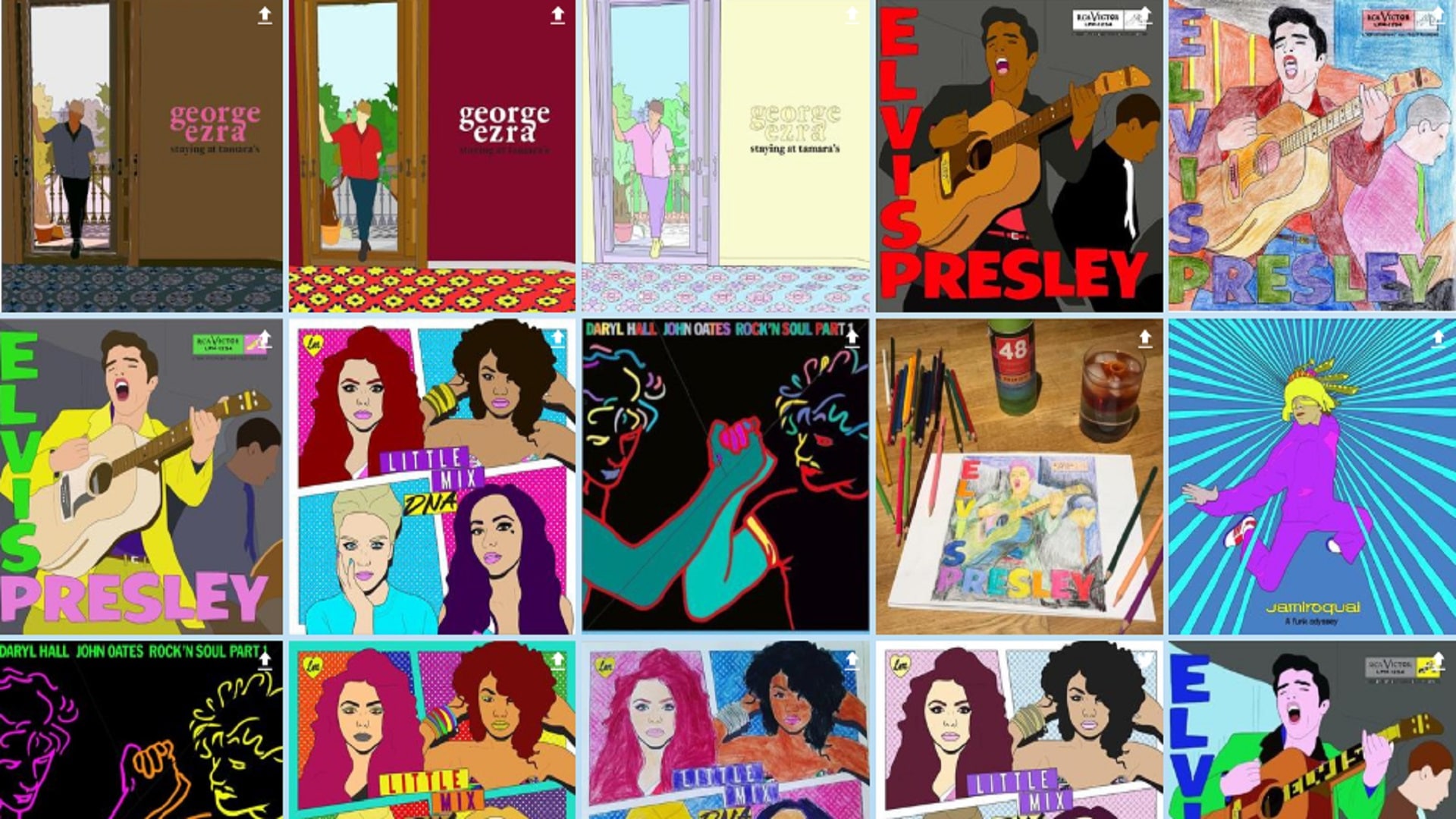 Colorear las portadas de sus discos favoritos es posible Colorear las portadas de sus discos favoritos es posible