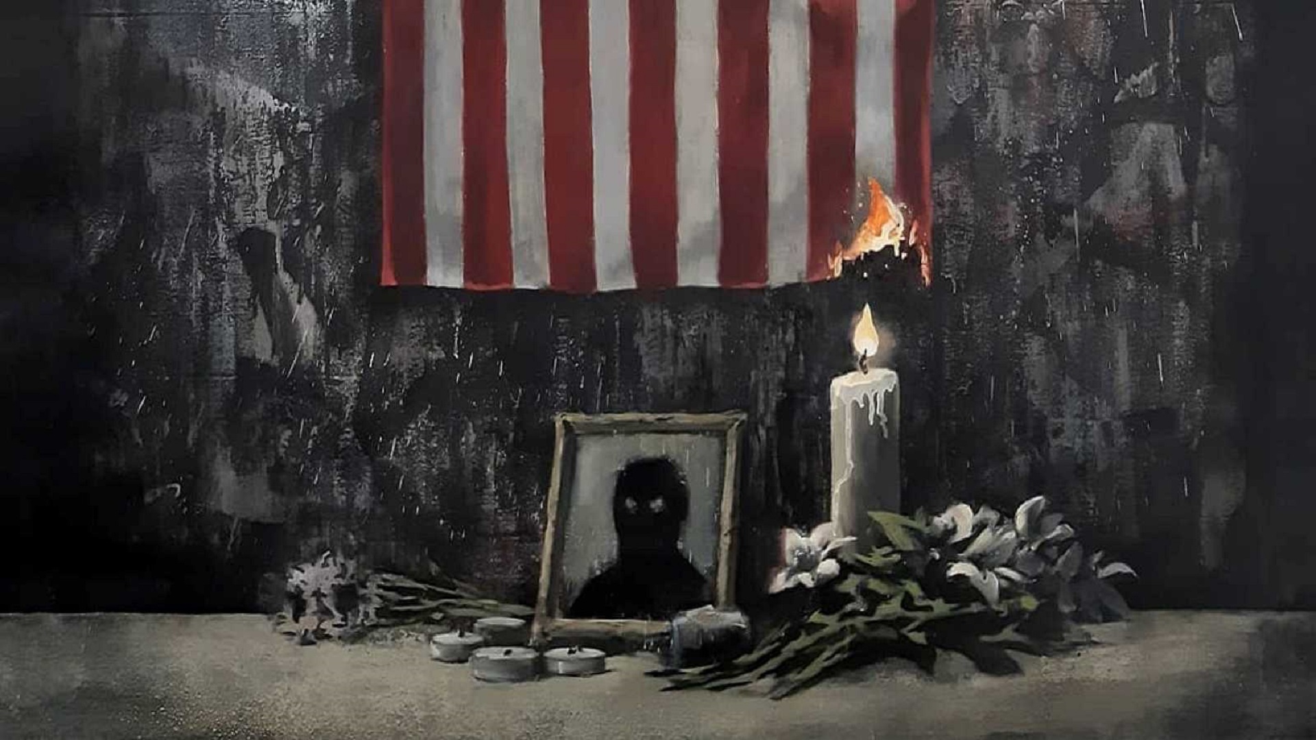 Banksy se unió a la protesta contra el racismo con una nueva obra