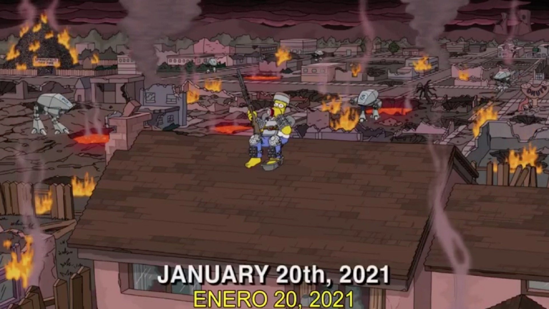 Las predicciones de los Simpson para enero de 2021 Las predicciones de los Simpson para enero de 2021