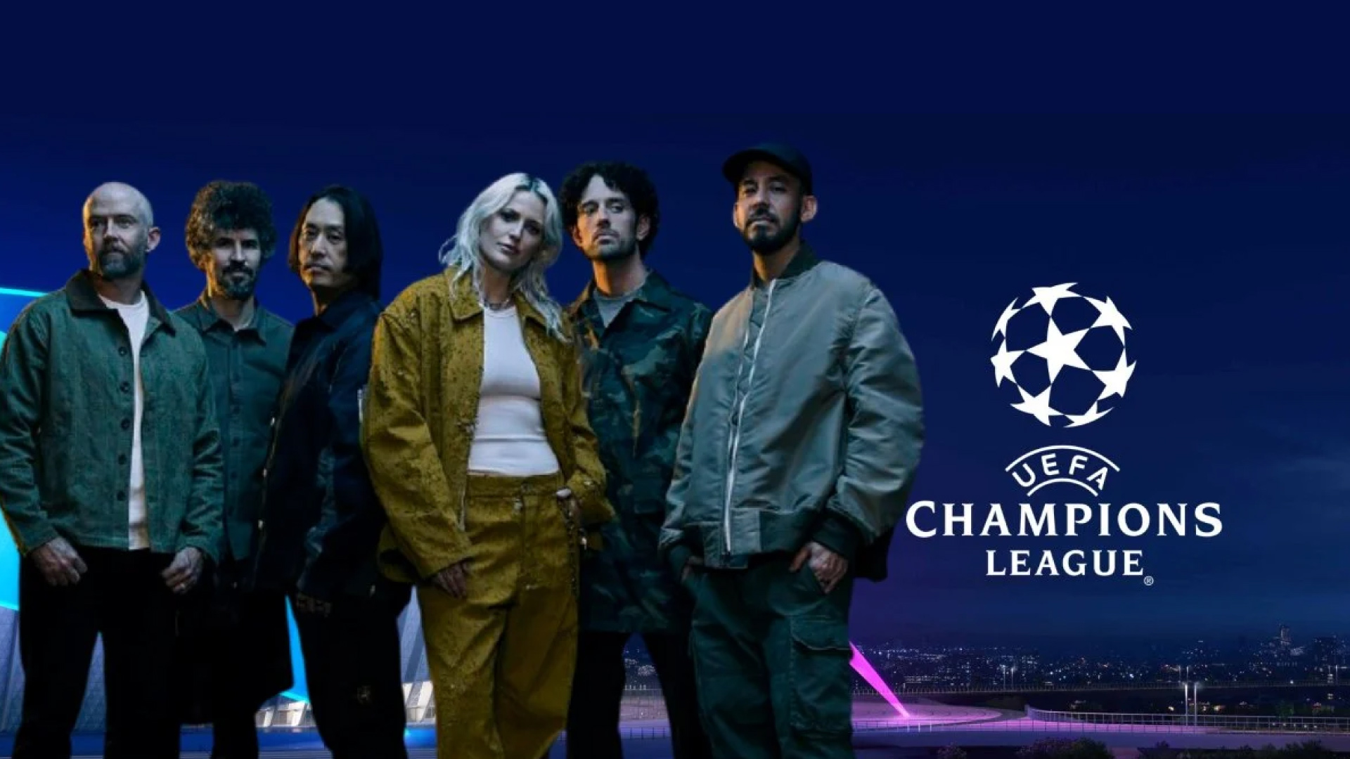 Linkin Park en la Final de la Champions