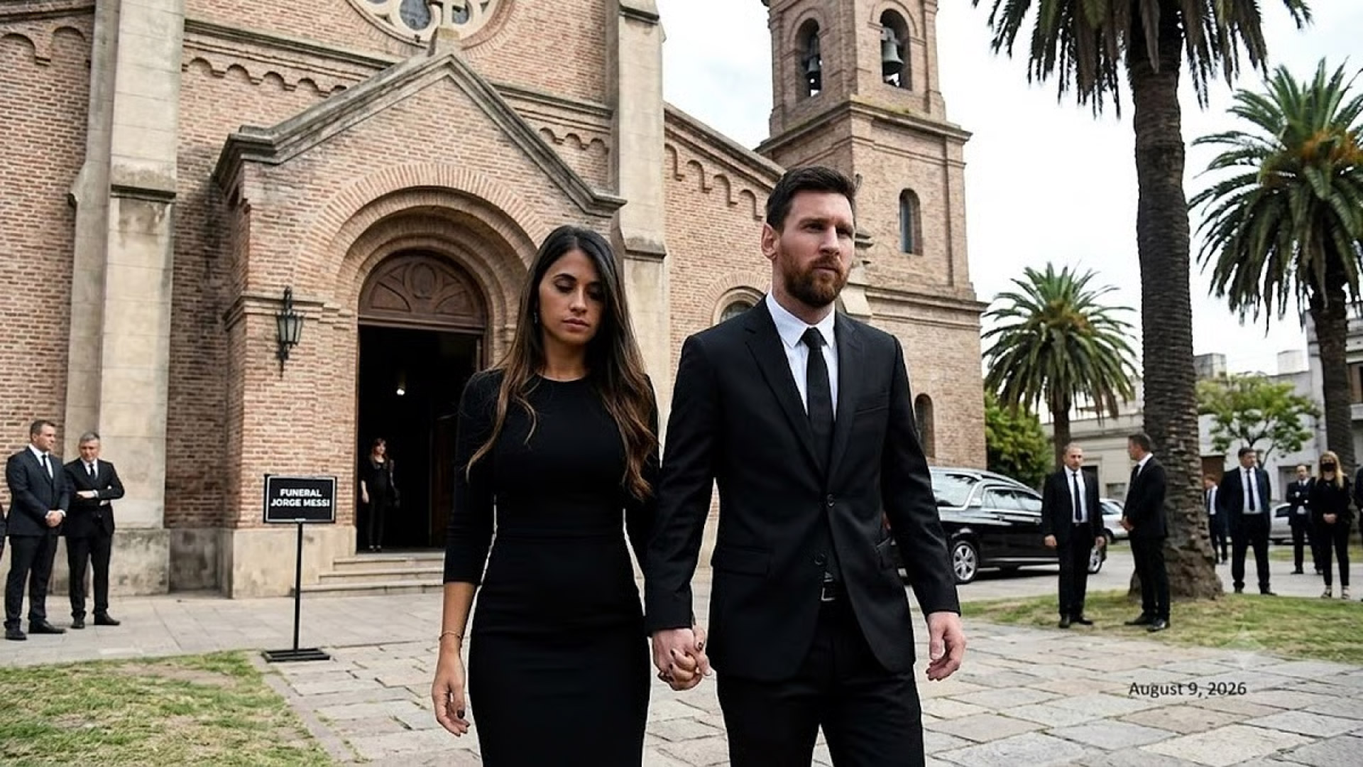 Messi despidió a su padre en Rosario