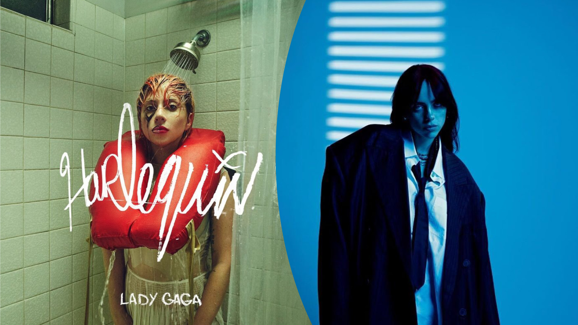 Billie Eilish lanza el video de “Birds of a Feather” y Lady Gaga estrena “Harlequin”