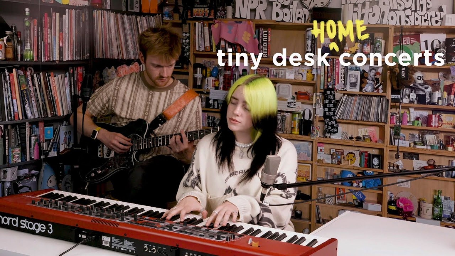 Billie Eilish dio un Tiny Desk (Home) Concert. Véalo aquí
