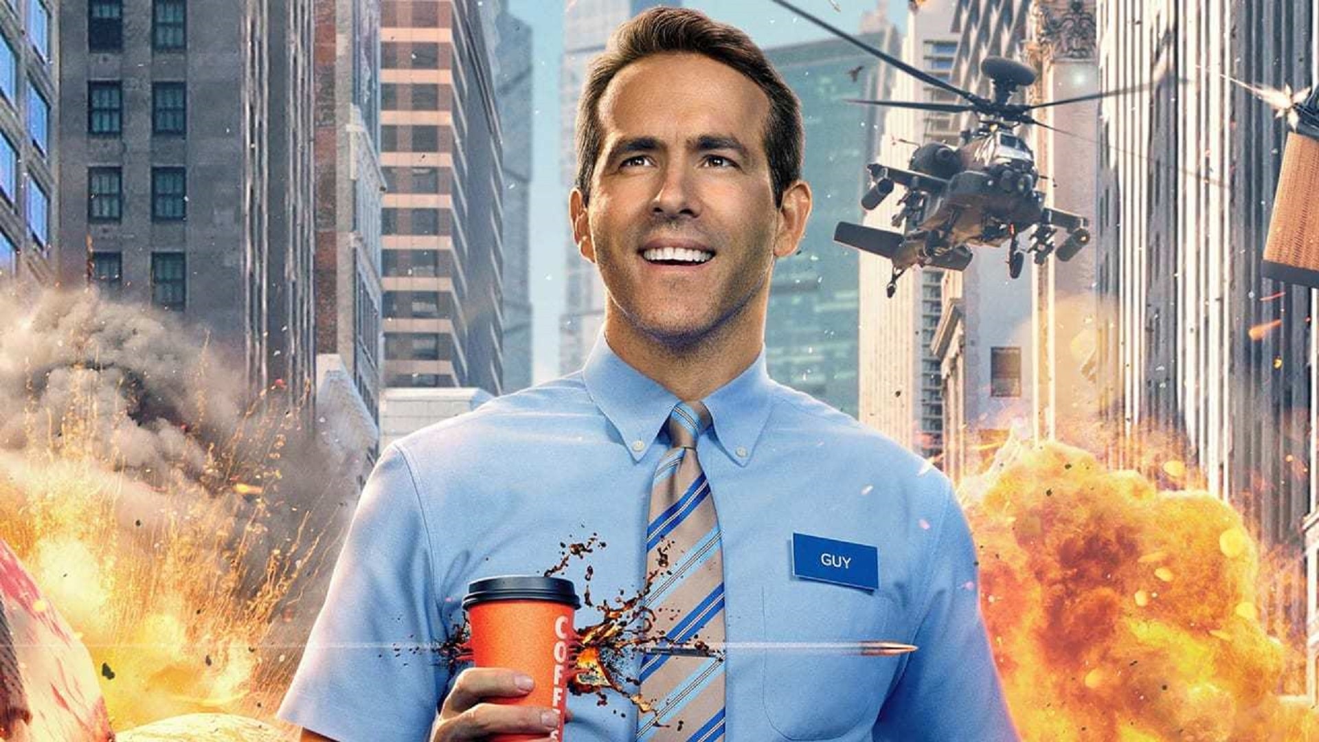 Vea el tráiler de "Free Guy", la película donde Ryan Reynolds protagoniza su propio videojuego