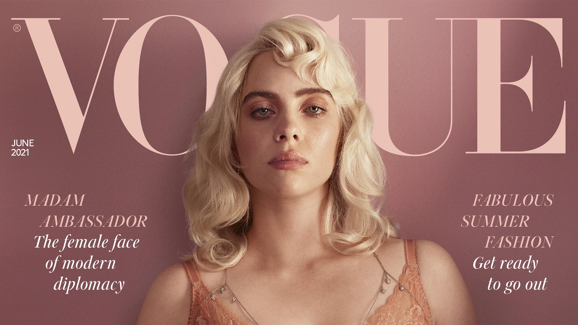 Billie Eilish rompe récord en Instagram por segunda vez con portada de British Vogue