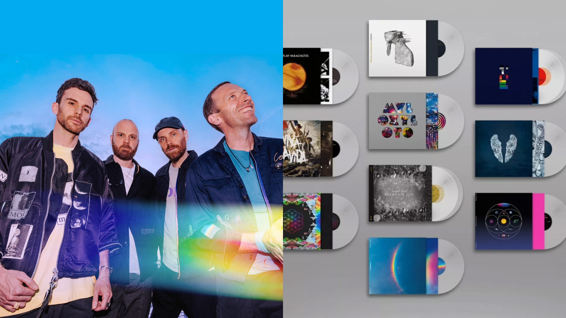 Coldplay lanza vinilos hechos con botellas recicladas