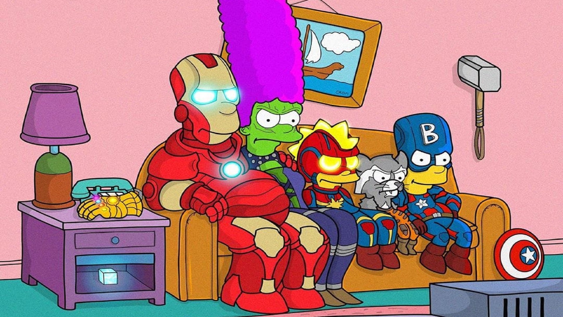Los Simpson ya aparecen en los cómics de Marvel