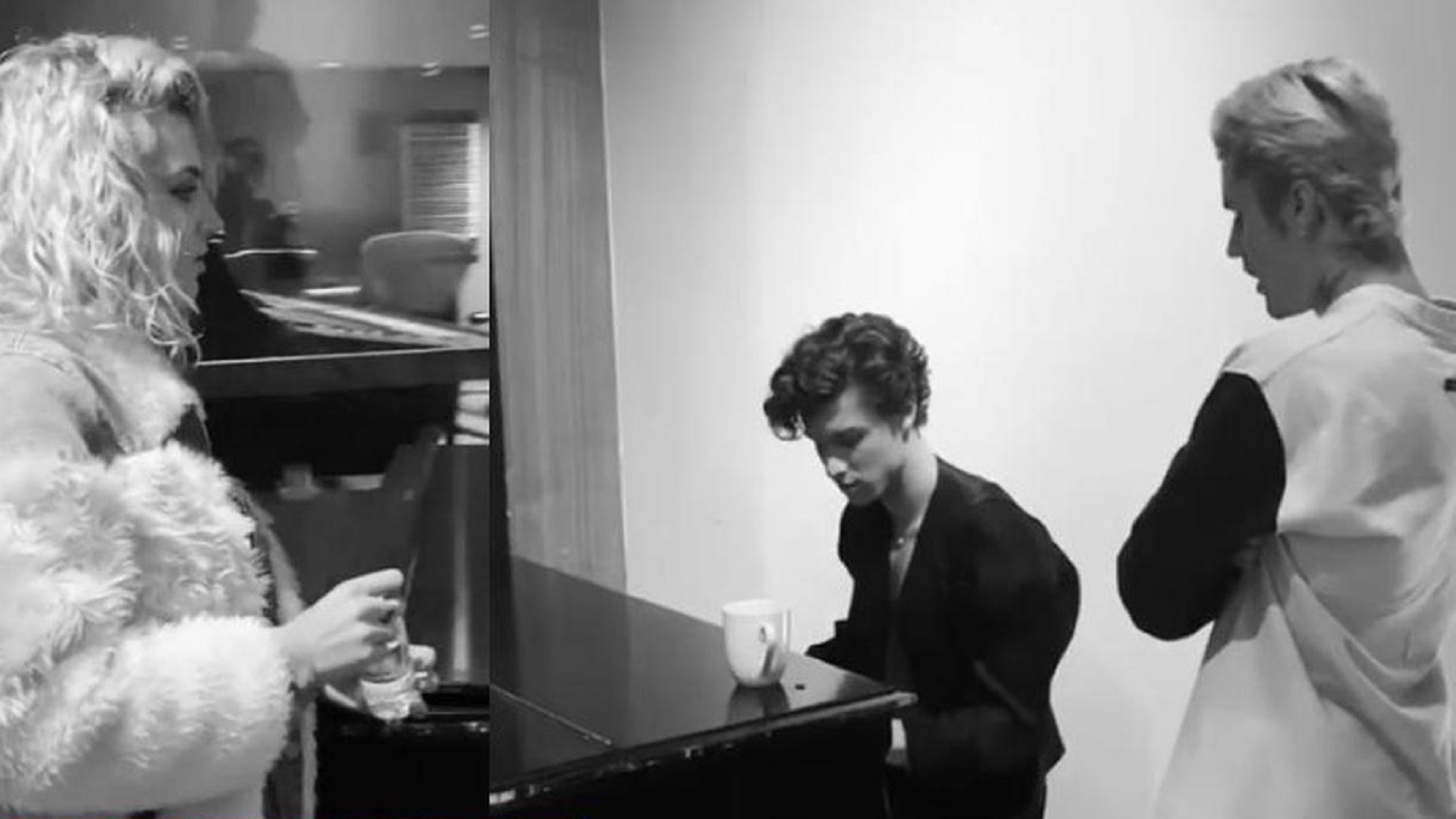 Video: Shawn Mendes y Justin Bieber cantando juntos Video: Shawn Mendes y Justin Bieber cantando juntos