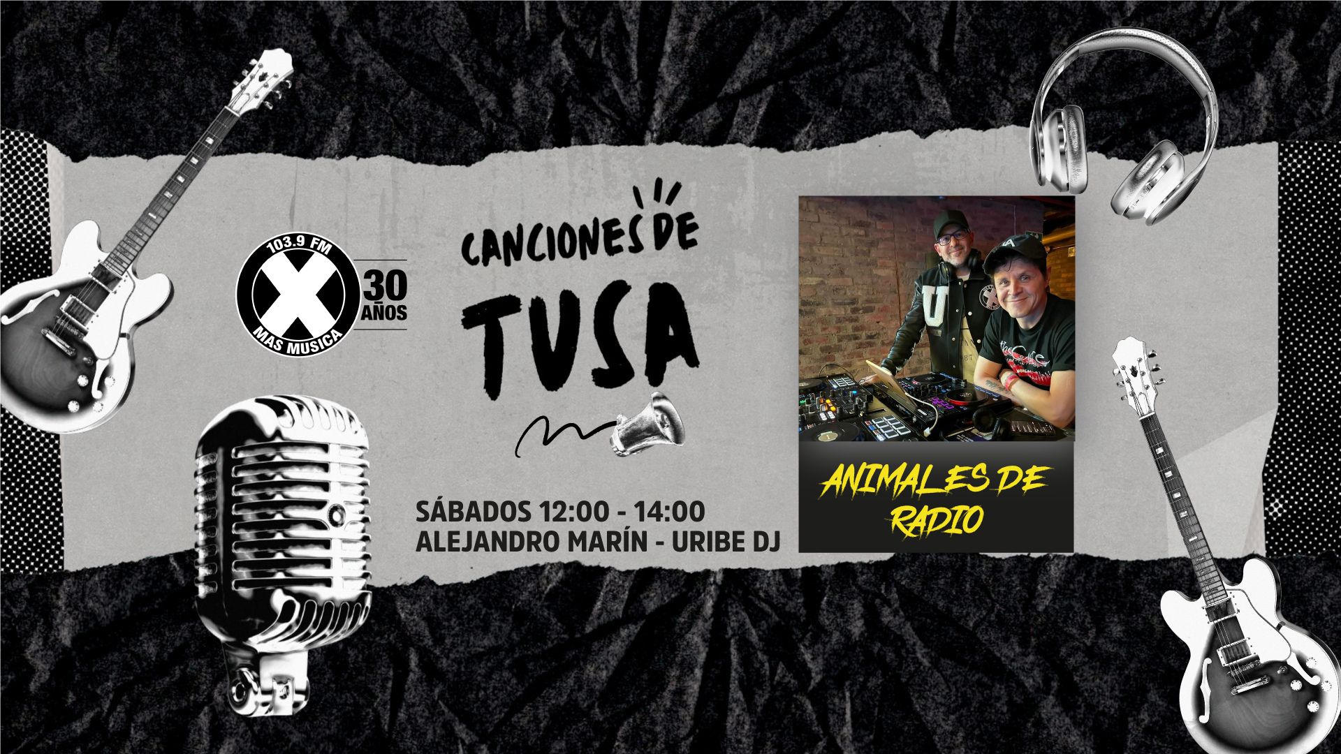 Último episodio de Canciones de Tusa en Animales de radio