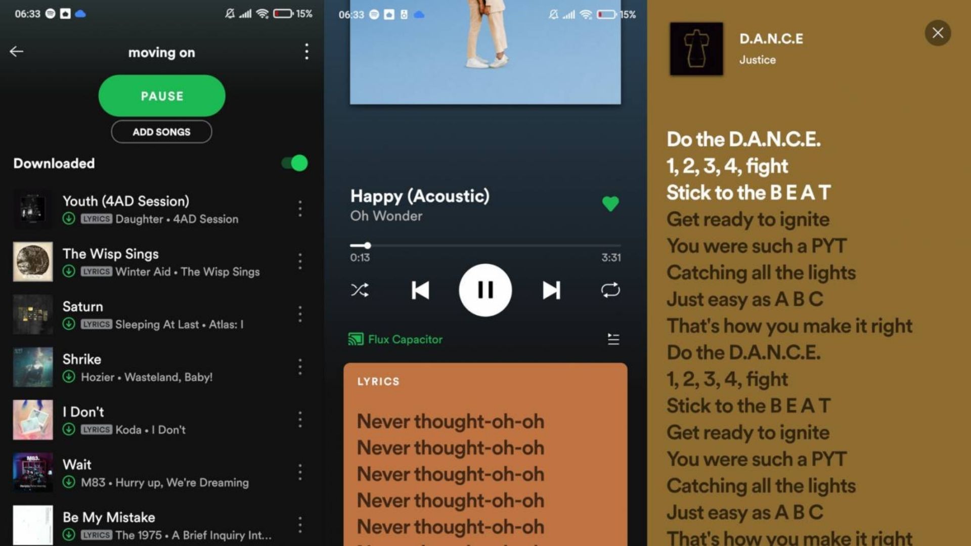 Las letras de las canciones llegan a Spotify